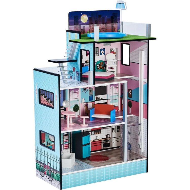 Dreamland Barcelona Dollhouse - Turquoise/Black