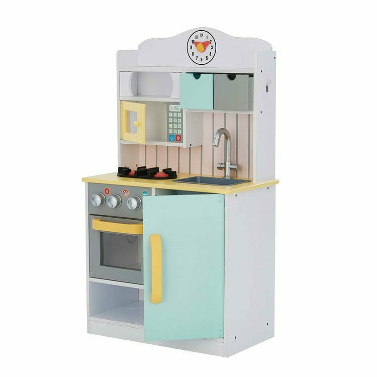 Little Chef Florence Classic Play Kitchen - White/Green & Yellow