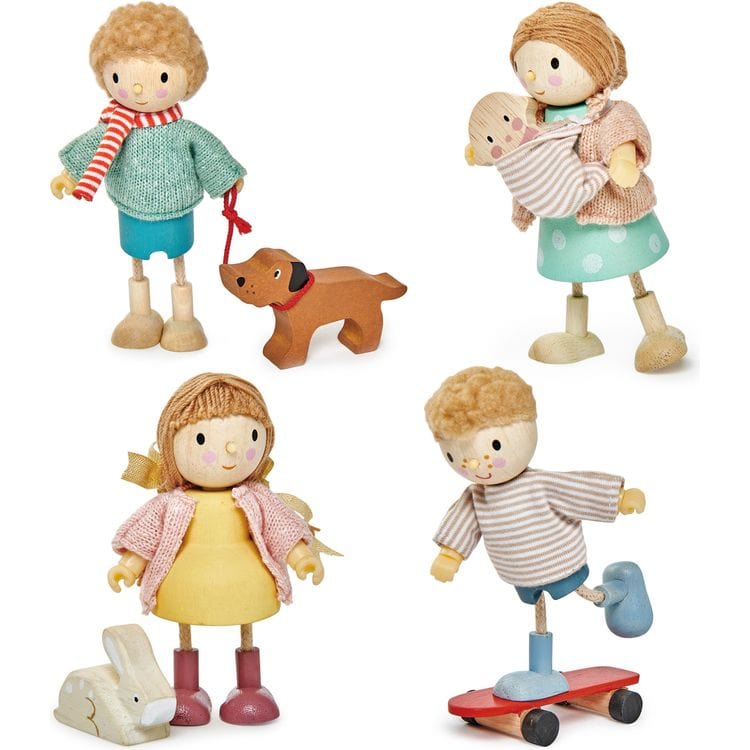 The Goodwood Family Wooden Dolls