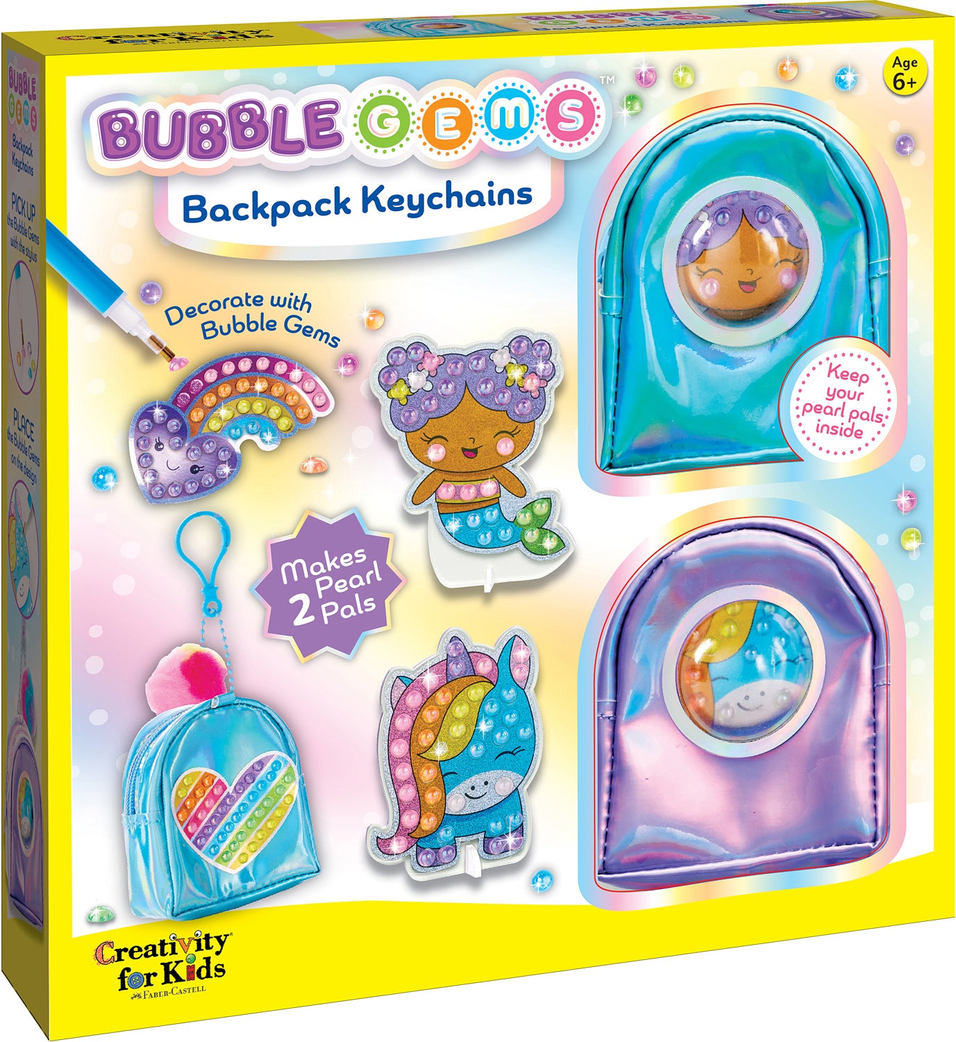 Bubble Gems Backpack Key Chain