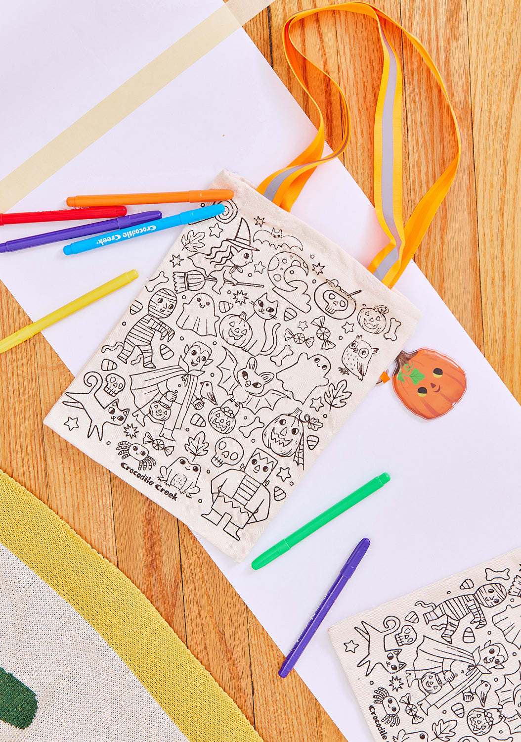 Color Your Own Halloween Tote