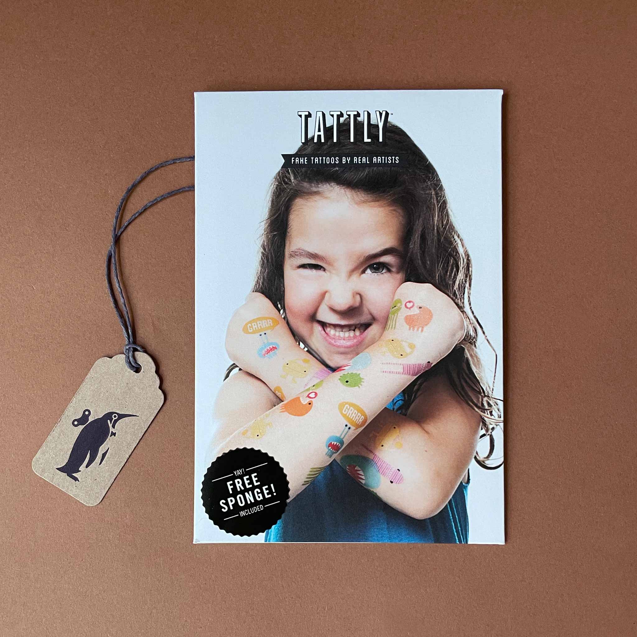Monster Temporary Tattoo Set