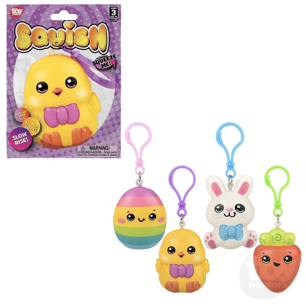 2.5" Easter Squish Clip Ons