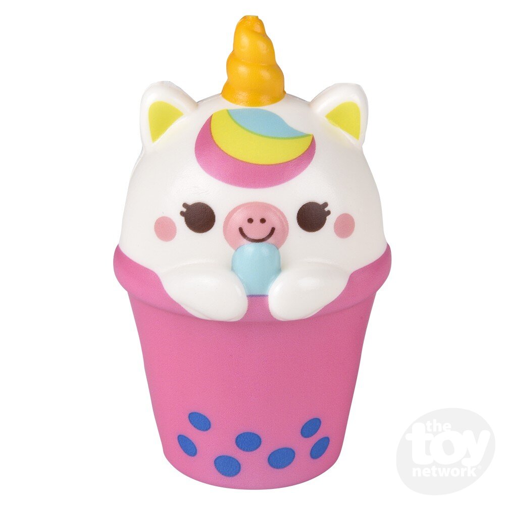 4" Squish Bubble Tea Animal