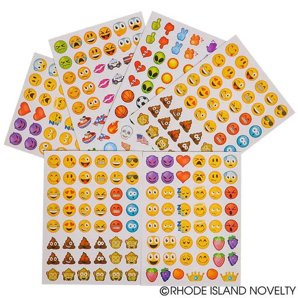 7.5" Emoticon Stickers