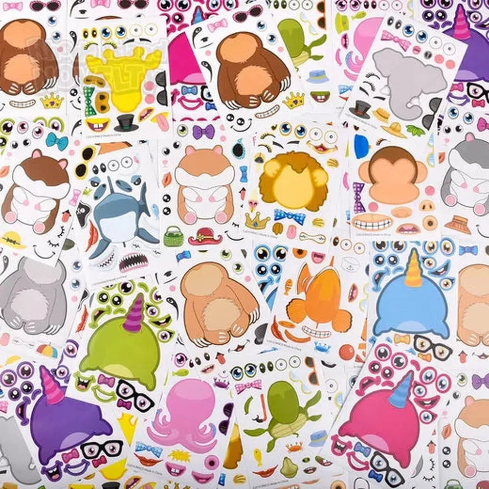 Design A Character Sticker Set - 96 Pieces
