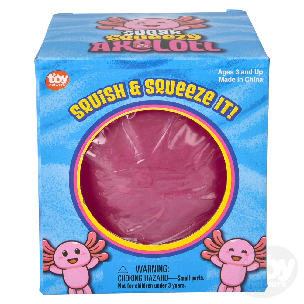 Jumbo Squeezy Sugar Axolotl 5"