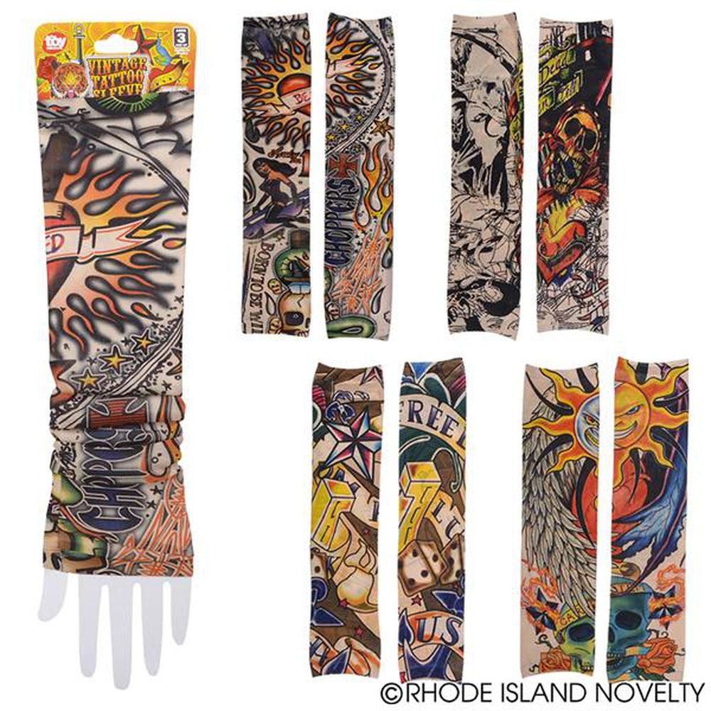 Vintage Print Tattoos Sleeve 16"