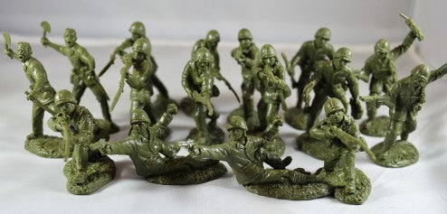 World War II US Marines 1/32 (54 mm) Scale Plastic Figures
