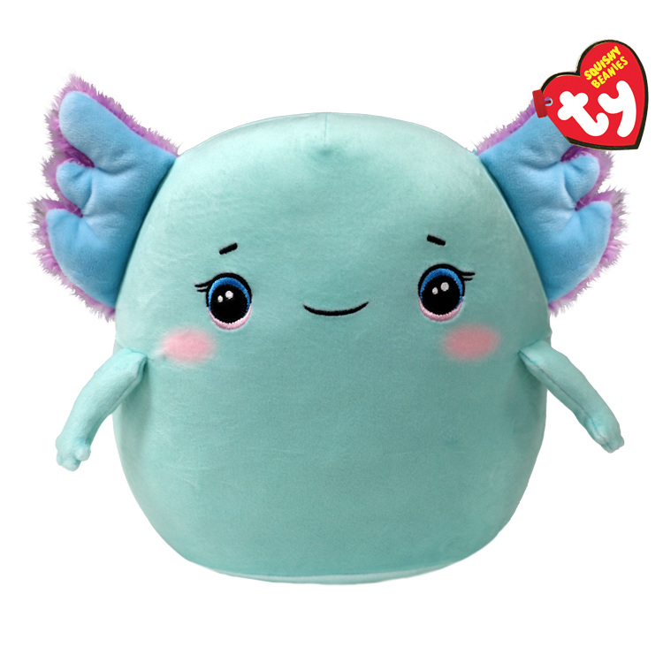 Squish A Boo - Charlie the Blue Axolotl - 10" Small