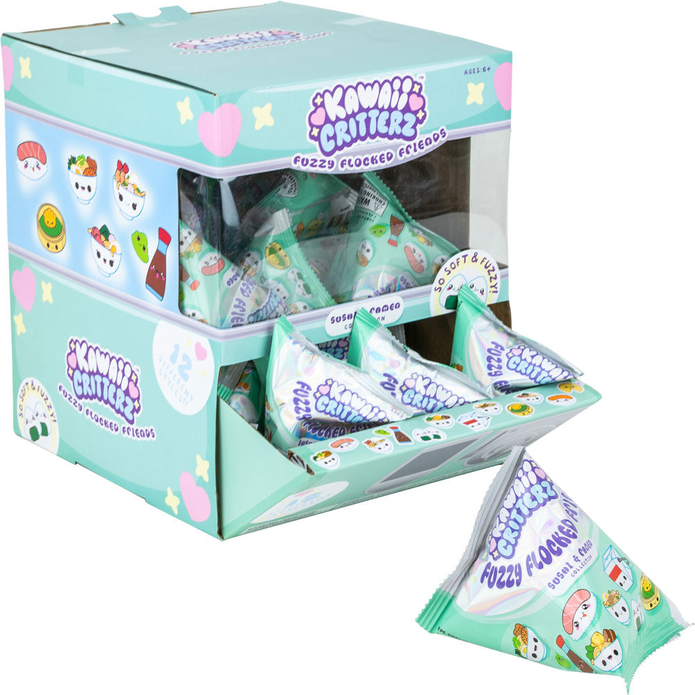 Kawaii Critterz Flocked Blind Sushi & Ramen