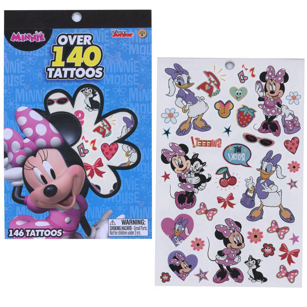 Minnie Bowtique 4 Sheet Tattoo Book