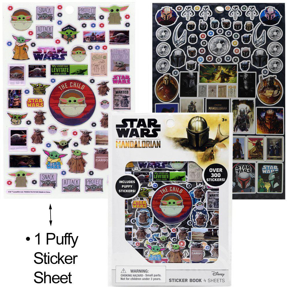 Star Wars The Child Sticker Book with Puffy Stickers 4 Sheet