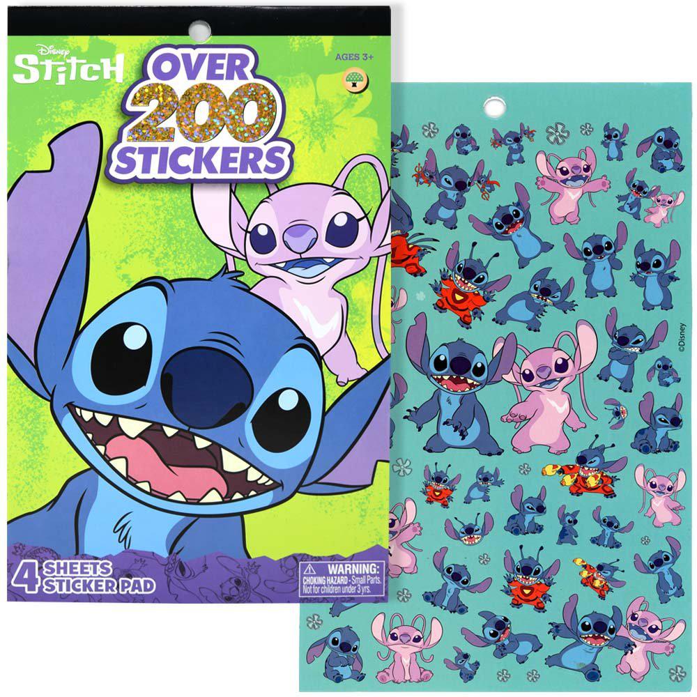 Stitch 4 Sheet Foil Cover Sticker Pad, 200+ Stickers