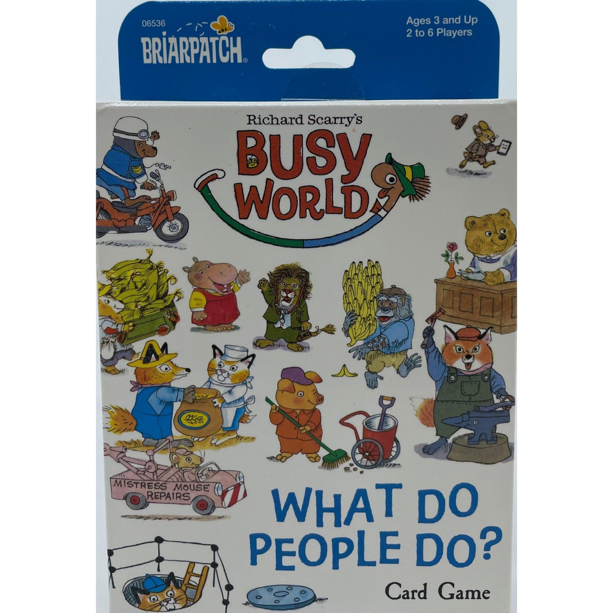 Richard Scarry's What Do People Do? Card Game