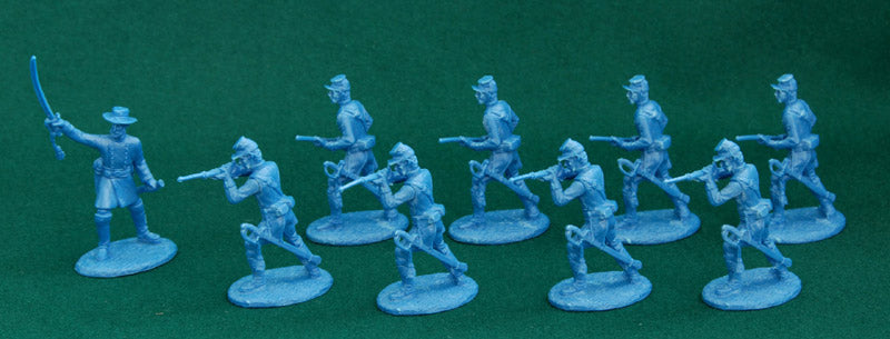 American Civil War Union Army Dragoons 1861 –1865, 54 mm (1/32) Scale Plastic Figures