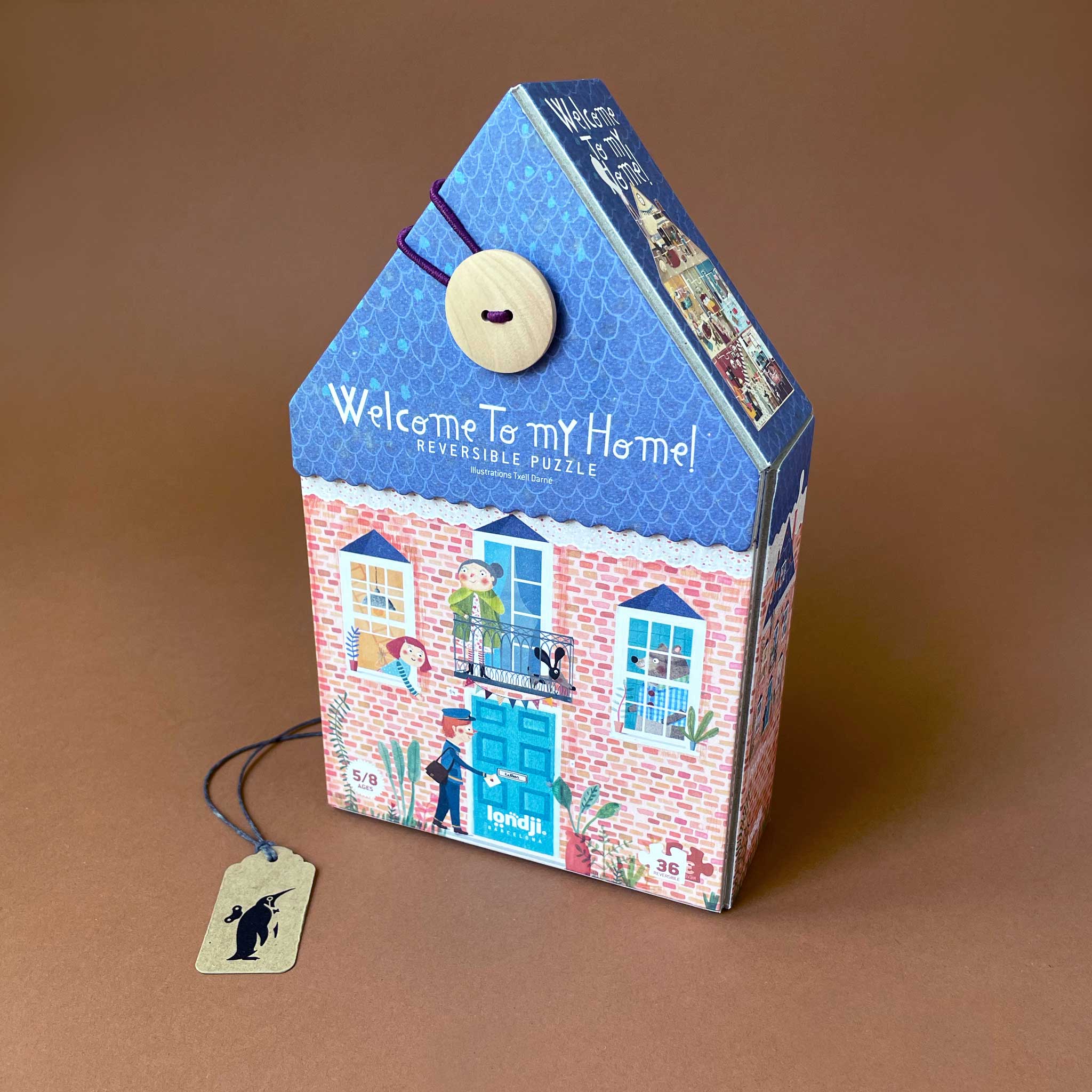 Welcome to My Home Reversible Puzzle
