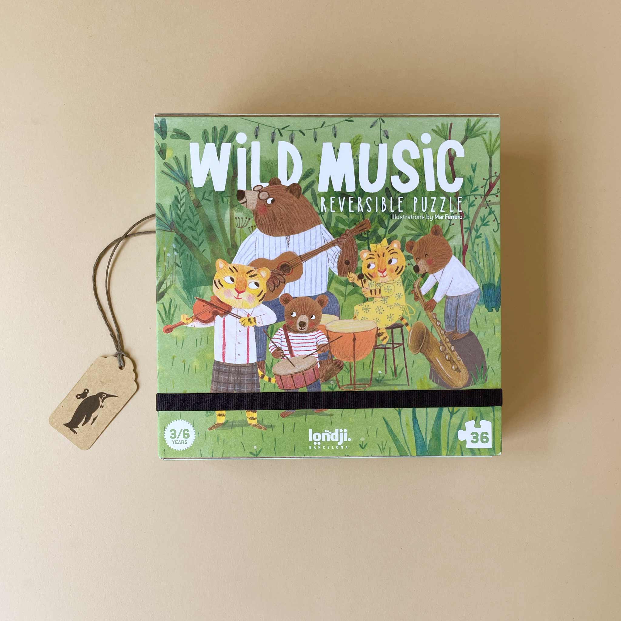 Wild Music Reversible Puzzle