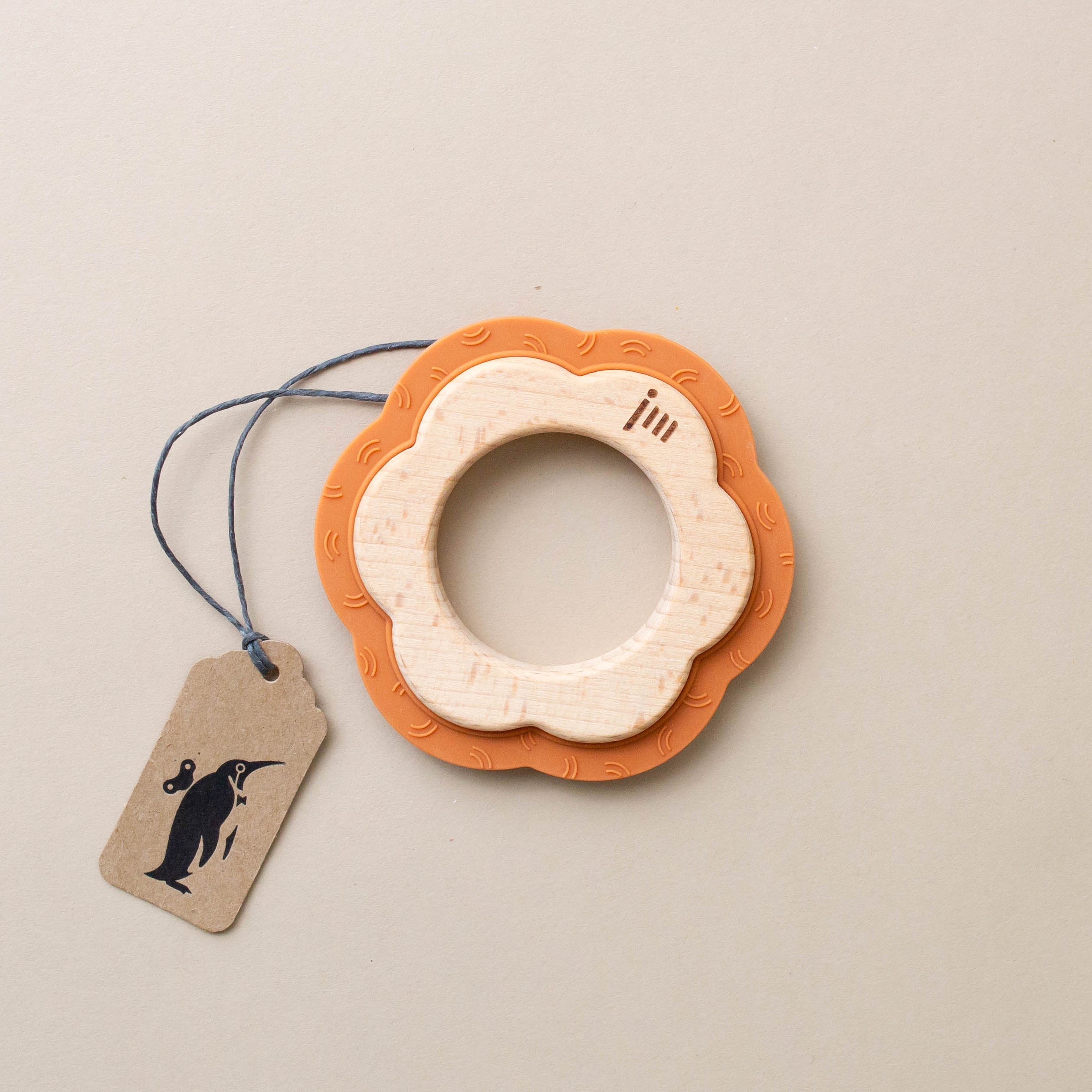 Wood & Silicone Teether | Honey