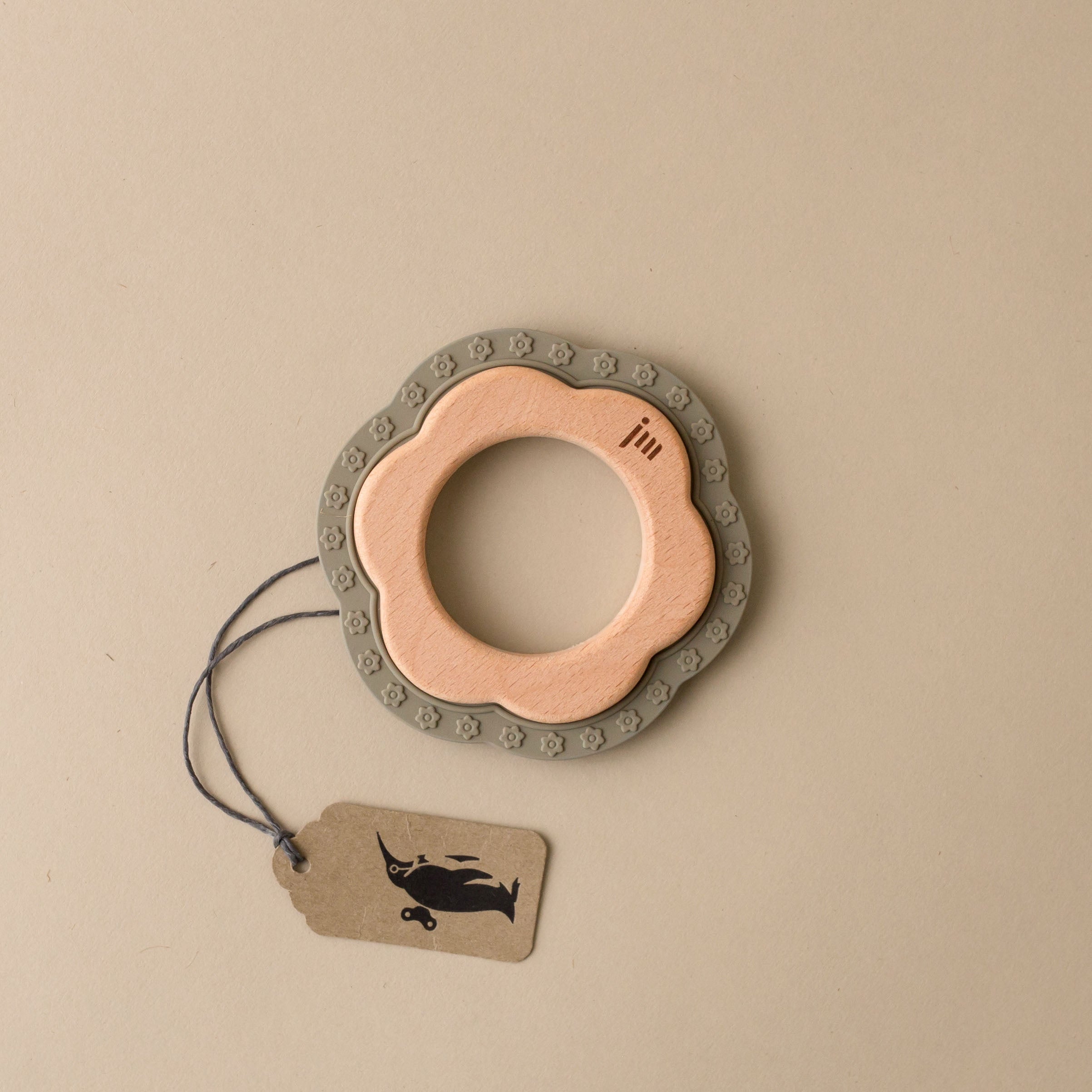 Wood & Silicone Teether | Saddle