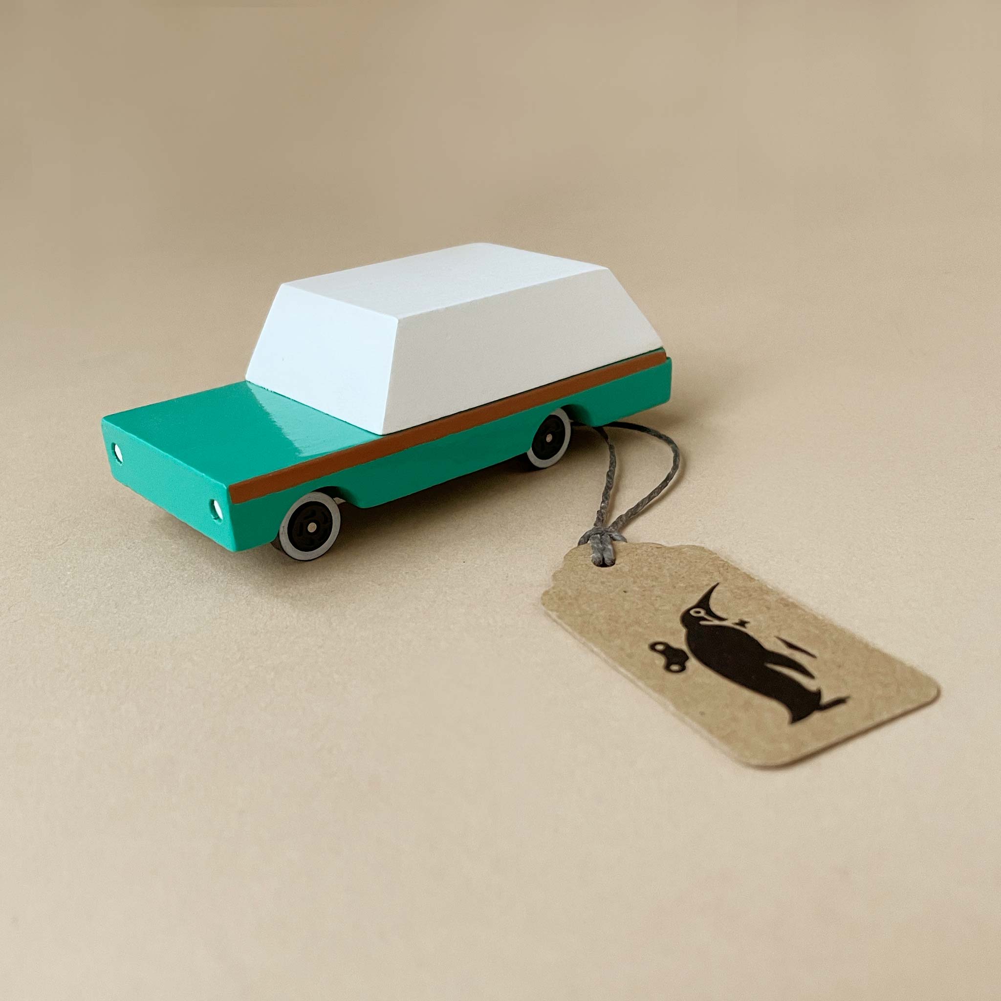 Wooden Candycar | Teal Wagon
