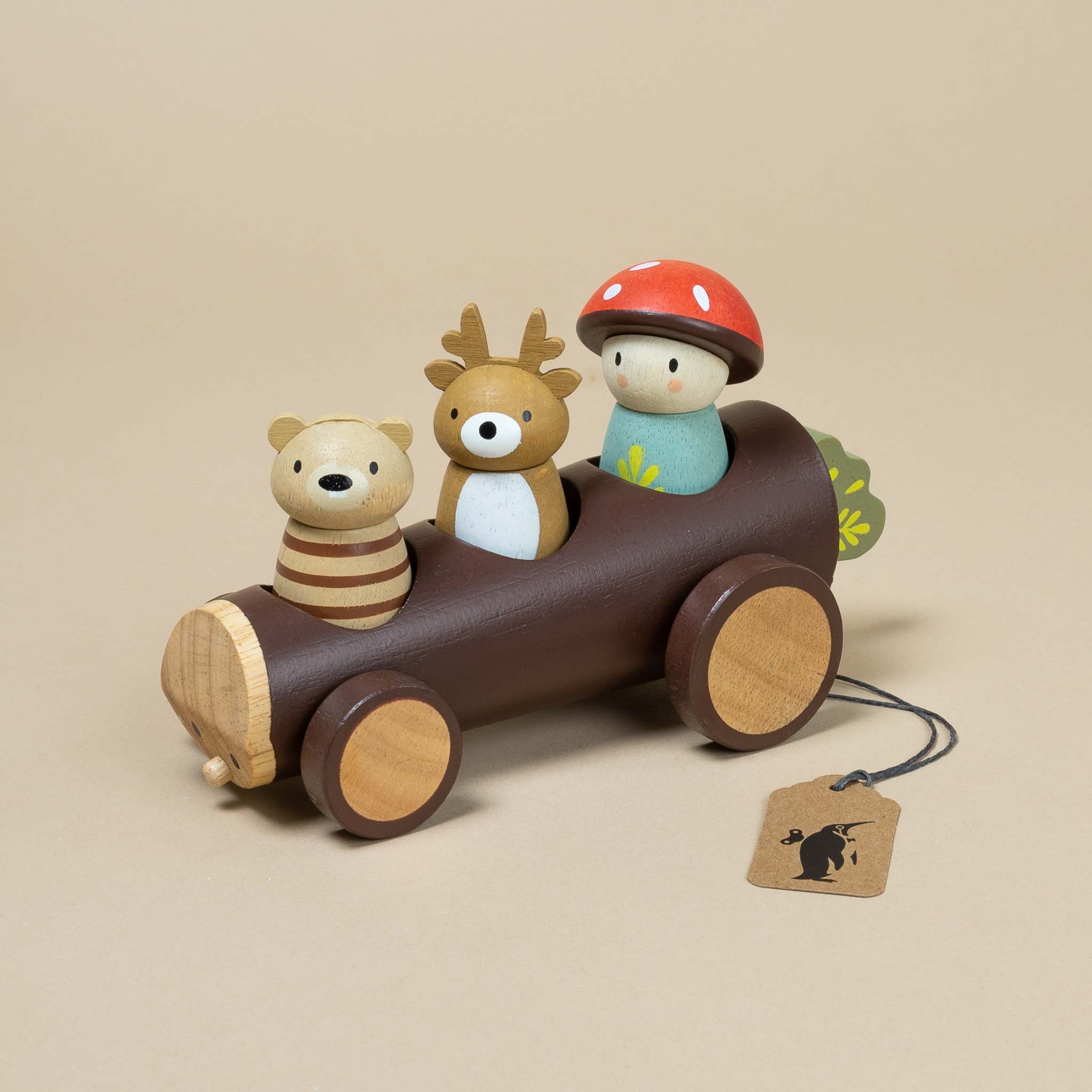 Wooden Timber Taxi