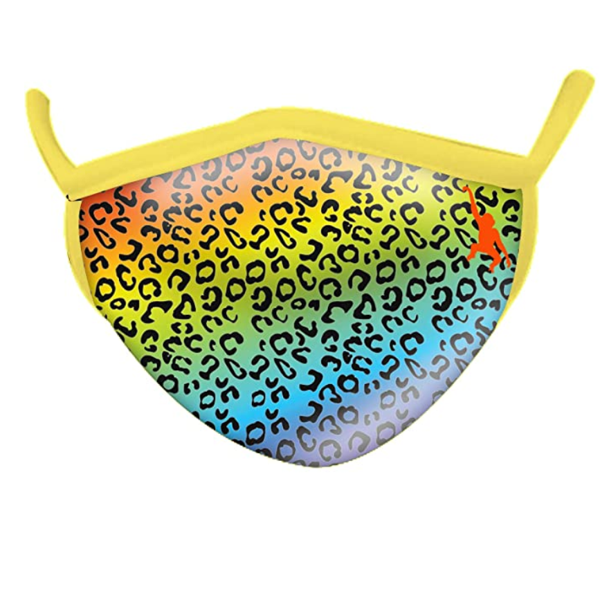 Mask Adult Size Rainbow Cheetah Wild Smiles