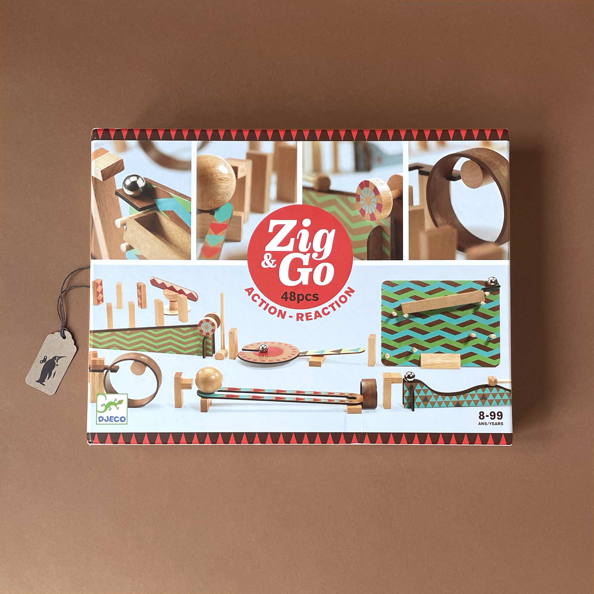 Zig & Go Boum | 48pc Chain Reaction Construction Set