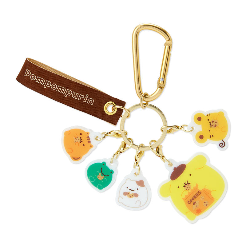 Japan Sanrio Pompompurin Keychain Key Ring (Circle)